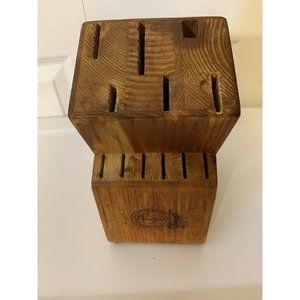 Vintage Carvel‎ Hall 12 Slot Knife Block
